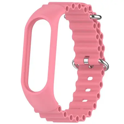 Ремінець Ocean Mi Band 3/4/5/6/7 Рожевий Ремінець Ocean Mi Band 3/4/5/6/7 Рожевий
