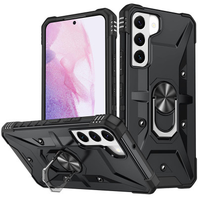 Чехол накладка Pathfinder Ring Samsung G990 (S21 FE) Черная