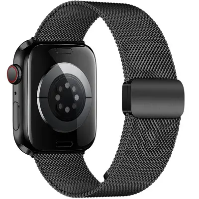 Ремінець Apple Watch 42-49мм Hoco WA26 Milanese Loop Чорний Ремінець Apple Watch 42-49мм Hoco WA26 Milanese Loop Чорний