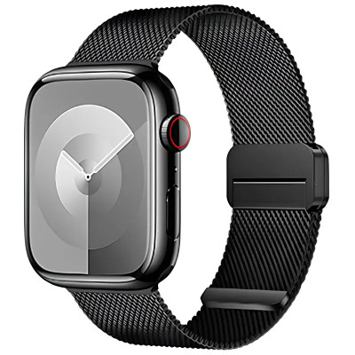 Ремінець Apple Watch 38-41мм HocoWA26 Milanese Loop Чорний