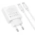Сетевое зарядное устройство Hoco C142A 1PD+1USB 20W + Type-C to Type-C White, Белый Сетевое зарядное устройство Hoco C142A 1PD+1USB 20W + Type-C to Type-C White, Белый