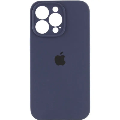 Чехол накладка HC iPhone 16 Pro Max Темно-синяя (8) Midnight Blue Full
