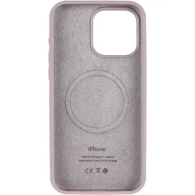 Чехол Накладка HC MagSafe (AA) V2 iPhone 16 Pro Серая/ Lavander Gray