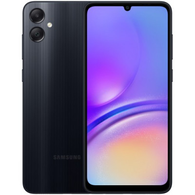 Смартфон Samsung A05 A055 4/128GB Black, чорний