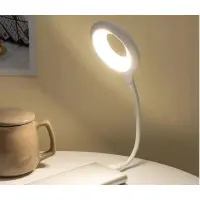 Настільна лампа з USB живленням сенсорна RIGHT HAUSEN LED ROUND 5W White, Білий