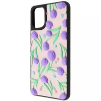 Чехол Накладка WAVE Doodle Samsung A075 (A07) Цветы
