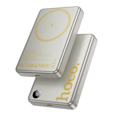 Універсальна мобільна батарея Повербанк Hoco Q43 PD20W с БЗП 10000mAh Золотий