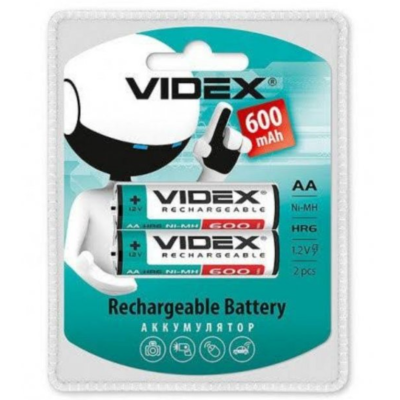 Аккумулятор VIDEX R06 AA 1500 mAh (2од/уп)