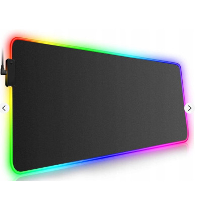 Коврик для мыши Frame RGB (300x800) Black, Чёрный