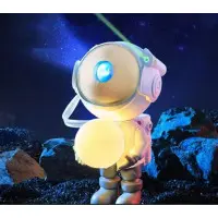 Лазерний нічник проектор зоряного неба Astronaut Star Light (TDK-33) White, Білий