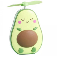 Портативный миниі вентилятор Avocado+зеркало LED Портативный миниі вентилятор Avocado+зеркало LED