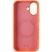 Чехол Накладка HC New MagSafe iPhone 17 Оранжевая (Without Logo)