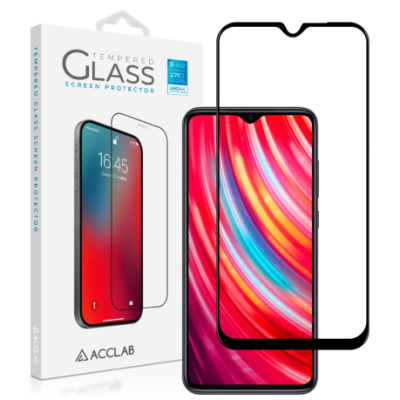 Захисне скло Acclab 3D Xiaomi Redmi Note 8T Чорне