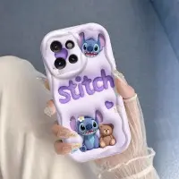 Накладка Disney Motorola Edge 50 Fusion Stich Біла