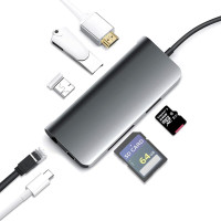 USB хаб Prologix PR-WUC-103B Type-C 5 in 1 USB хаб Prologix PR-WUC-103B Type-C 5 in 1