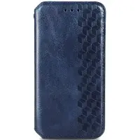 Чехол-книжка Getman Cubic Samsung M336 (M33)  Синяя