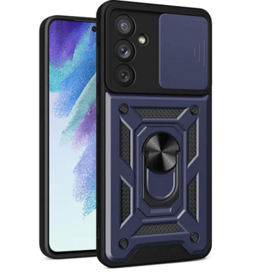 Чохол накладка Serge Ring Camshield Xiaomi Redmi Poco X5 Pro Синя