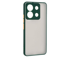 Чехол накладка Frosted Matte Xiaomi Redmi Note 13 Pro 4G Темно-зеленая