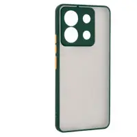 Чехол накладка Frosted Matte Xiaomi Redmi Note 13 Pro 4G Темно-зеленая