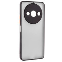 Чехол накладка Frosted Matte Xiaomi Redmi A3 Черная Чехол накладка Frosted Matte Xiaomi Redmi A3 Черная