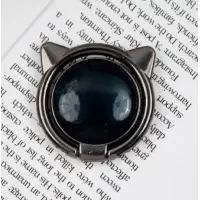 Тримач PopSocket Кільце Cat Ear Чорний