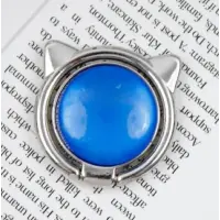 Тримач PopSocket Кільце Cat Ear Синій/Срібний