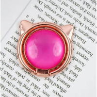 Тримач PopSocket Кільце Cat Ear Рожевий/Рожеве Золото