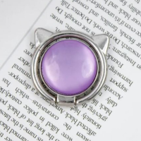 Держатель PopSocket Кольцо Cat Ear Фіолетовий/Срібний Держатель PopSocket Кольцо Cat Ear Фіолетовий/Срібний