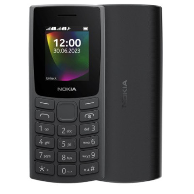 Кнопочный телефон Nokia 106 2023 Charcoal, черный