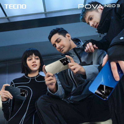 Смартфон TECNO Pova Neo-3 LH6n 8/128 Amber Gold, золотий