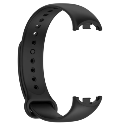 Ремінець Силікон Mi Band 8/9 Black, Чорний