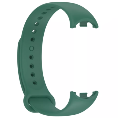 Ремешок Силикон Mi Band 8 Темно-Зелёный / Dark Green
