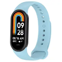 Ремінець Силікон Mi Band 8 Блакитний (Light-Blue)