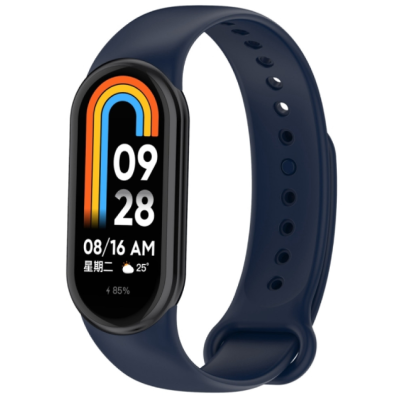 Ремешок Силикон Mi Band 8 Midnight Blue, Темно-синий