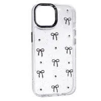 Чехол Накладка Glue Case Hit iPhone 14 Бантики