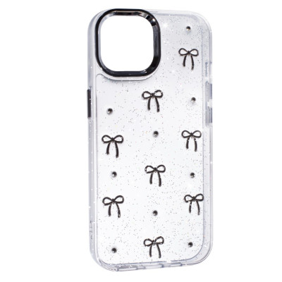 Чехол Накладка Glue Case Hit iPhone 14 Бантики