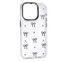 Чехол Накладка Glue Case Hit iPhone 14 Pro Max Бантики