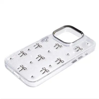 Чохол Накладка Glue Case Hit iPhone 14 Pro Max Бантики