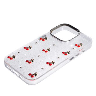 Чохол Накладка Glue Case Hit iPhone 14 Pro Max Вишня