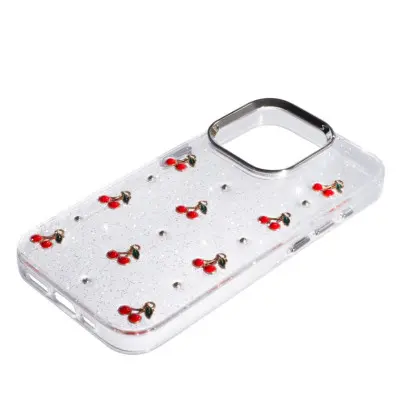 Чохол Накладка Glue Case Hit iPhone 15 Pro Max Вишня