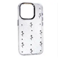 Чохол Накладка Glue Case Hit iPhone 15 Pro Max Троянда