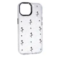 Чехол Накладка Glue Case Hit iPhone 15 Роза