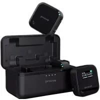 Бездротовий петличний мікрофон Proove Studio Чорний Бездротовий петличний мікрофон Proove Studio Чорний