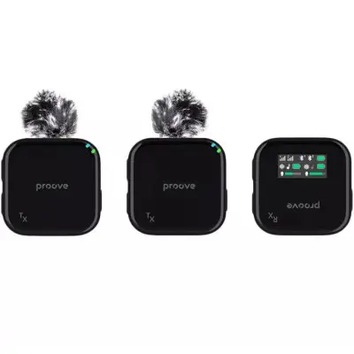 Бездротовий петличний мікрофон Proove Studio Чорний