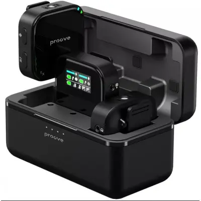 Бездротовий петличний мікрофон Proove Studio Чорний