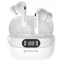 Беспроводные вакуумные наушники Proove Digital Pro White, Белые