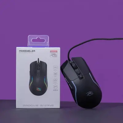 Проводная игровая Мышь USB Proove Gaming Assembler Black, Чёрный