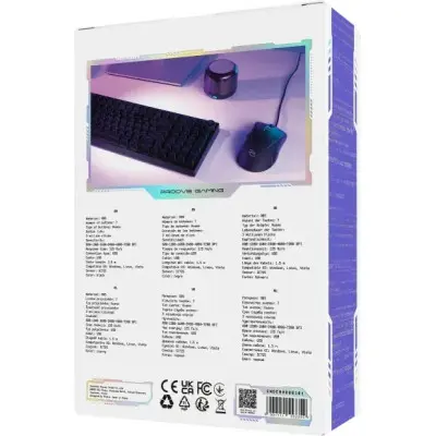 Проводная игровая Мышь USB Proove Gaming Defiant Black, Чёрный