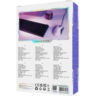 Проводная игровая Мышь USB Proove Gaming Defiant White, Белая