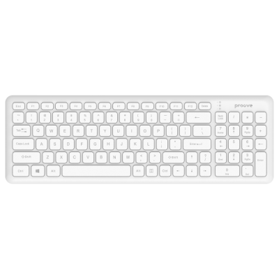 Клавіатура Бездротова Proove Classic Code White, Біла
